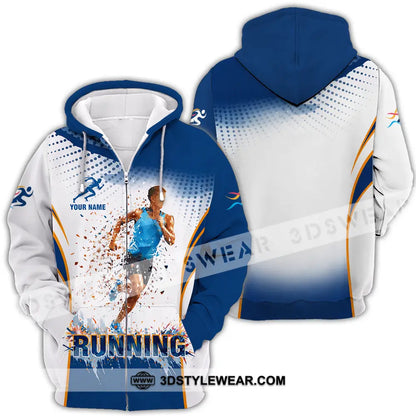 Unisex Shirt - Custom Running 3D Shirt - Zipper Hoodie / S - T-shirt