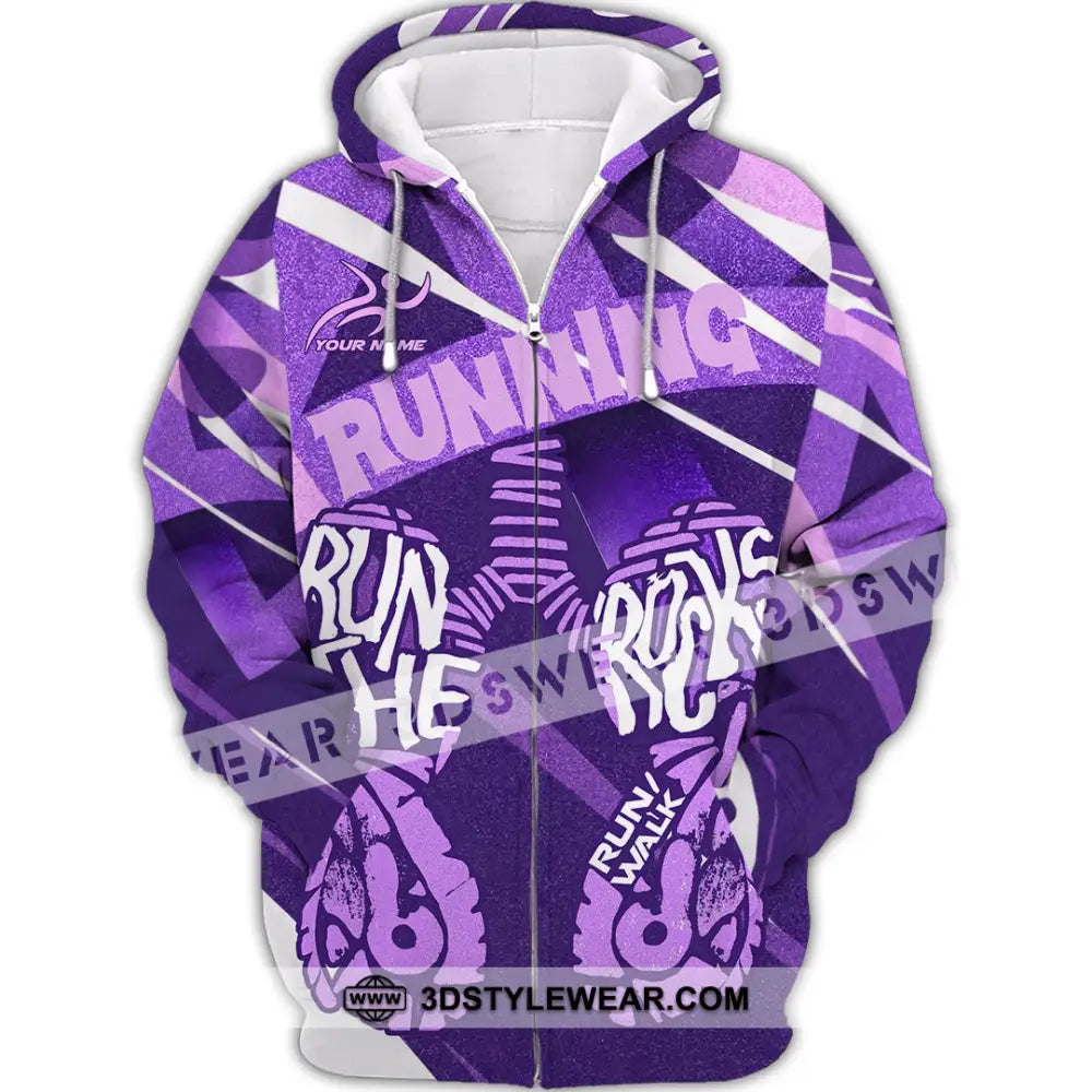 Unisex Shirt - Custom Running 3D Shirt - Zipper Hoodie / S - T-shirt