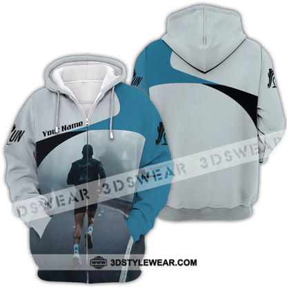Unisex Shirt - Custom Running 3D Shirt - Zipper Hoodie / S - T-shirt