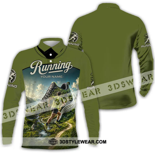 Unisex Shirt - Custom Running Shirt style option 4