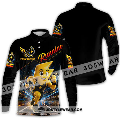 Unisex Shirt - Custom Running Shirt - Long Sleeve Polo / S - T-shirt