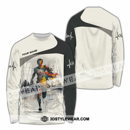 Unisex Shirt - Custom Running Shirt - Long Sleeve Shirt / S - T-shirt