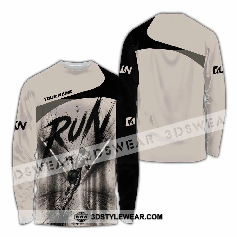Unisex Shirt - Custom Running Shirt - Long Sleeve Shirt / S - T-shirt