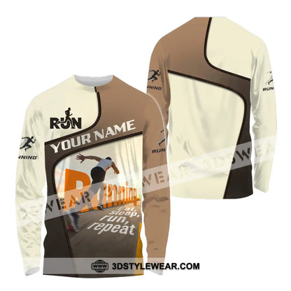 Unisex Shirt - Custom Running Shirt - Long Sleeve Shirt / S - T-shirt
