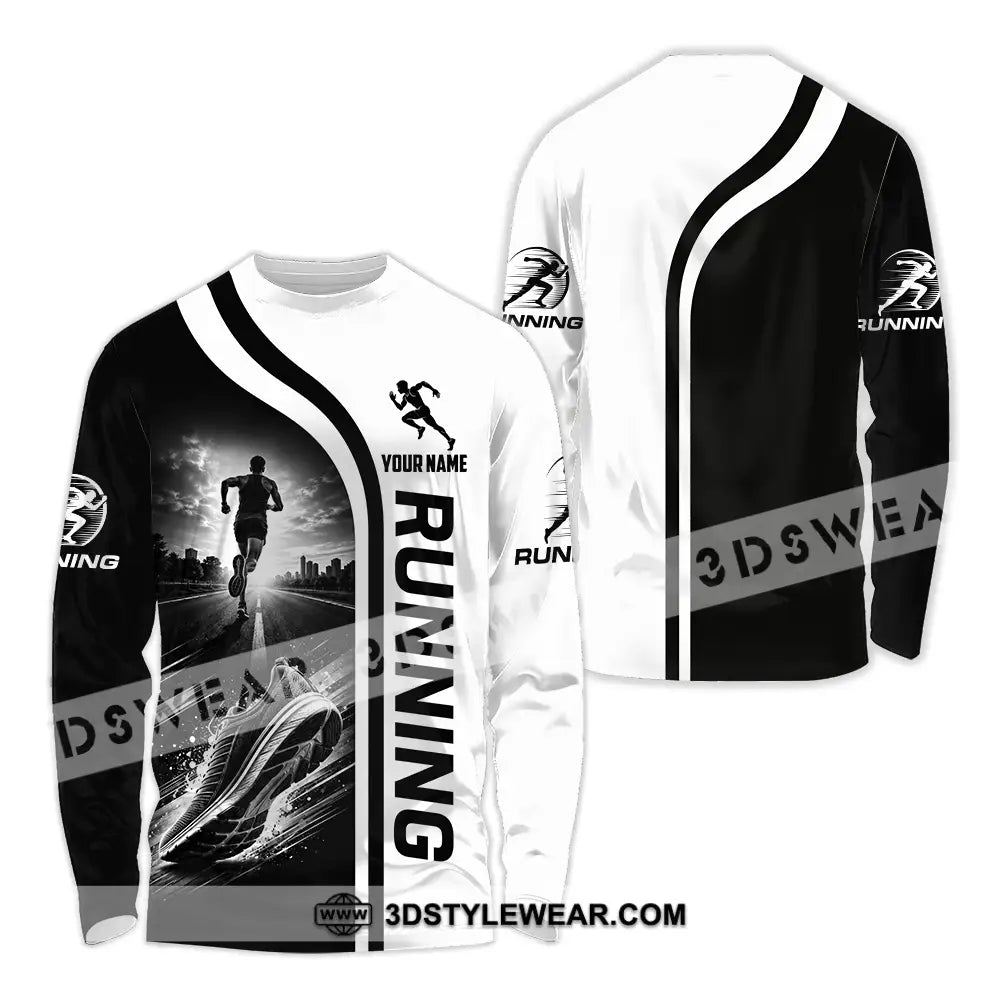 Unisex Shirt - Custom Running Shirt - Long Sleeve Shirt / S - T-shirt