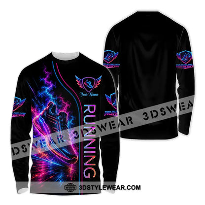 Unisex Shirt - Custom Running Shirt - Long Sleeve Shirt / S - T-shirt