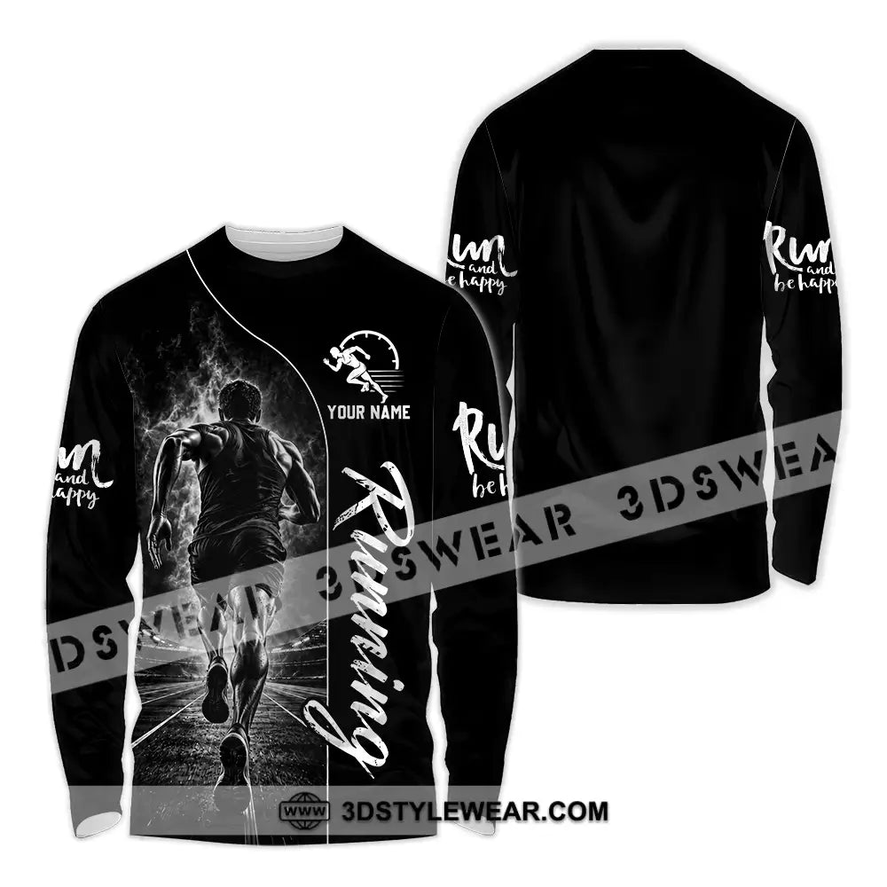 Unisex Shirt - Custom Running Shirt - Long Sleeve Shirt / S - T-shirt