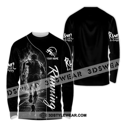 Unisex Shirt - Custom Running Shirt - Long Sleeve Shirt / S - T-shirt
