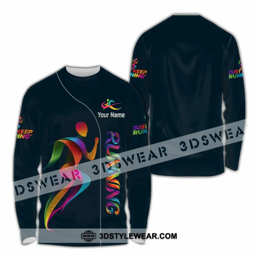 Unisex Shirt - Custom Running Shirt - Long Sleeve Shirt / S - T-shirt