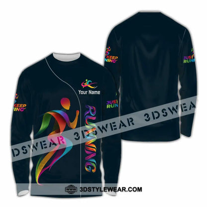 Unisex Shirt - Custom Running Shirt - Long Sleeve Shirt / S - T-shirt