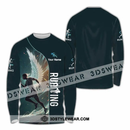 Unisex Shirt - Custom Running Shirt - Long Sleeve Shirt / S - T-shirt