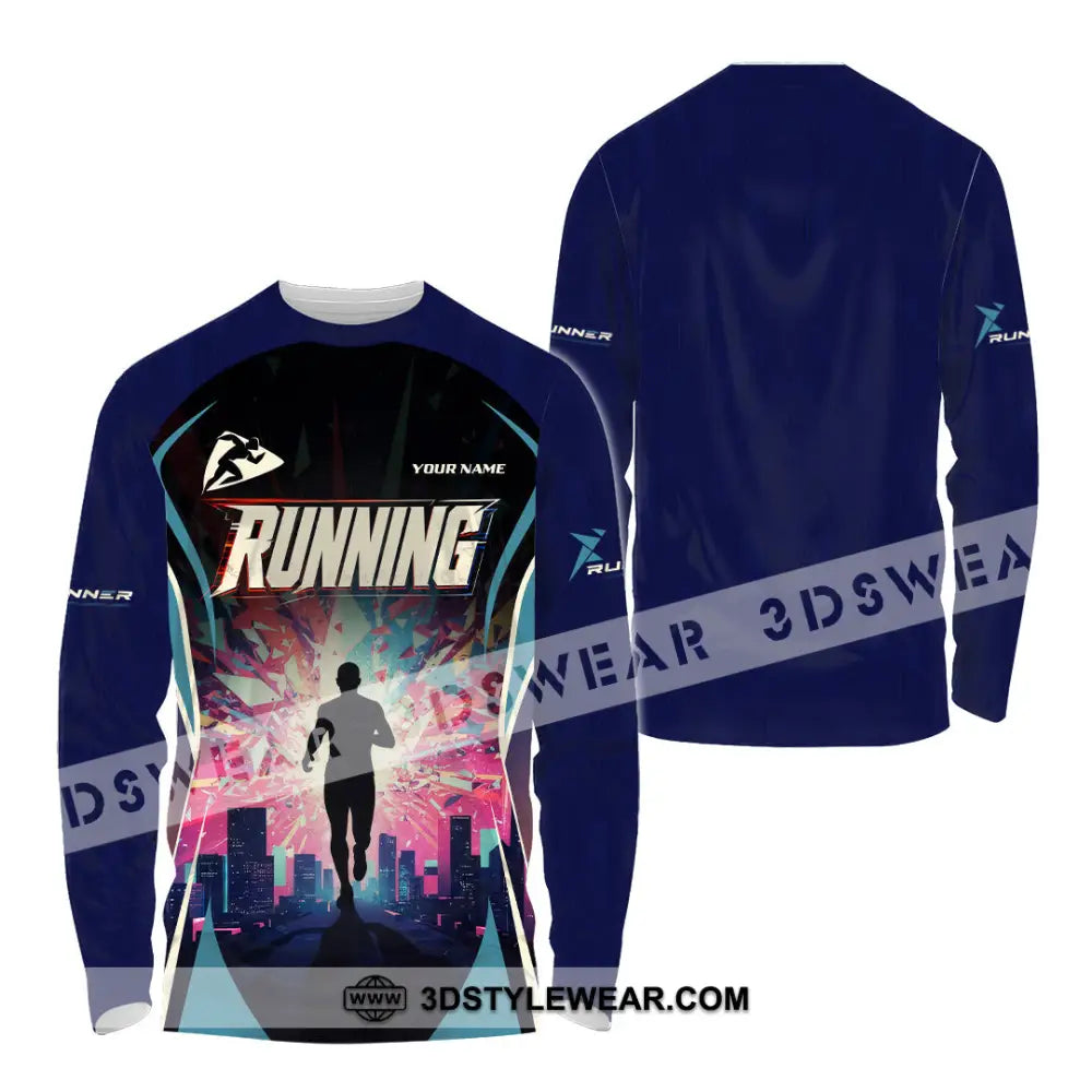 Unisex Shirt - Custom Running Shirt - Long Sleeve Shirt / S - T-shirt