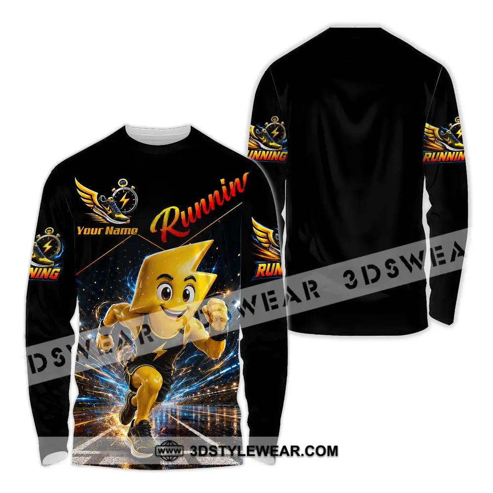 Unisex Shirt - Custom Running Shirt - Long Sleeve Shirt / S - T-shirt