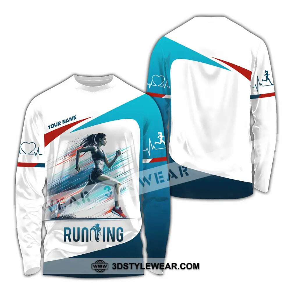 Unisex Shirt - Custom Running Shirt - Long Sleeve Shirt / S - T-shirt
