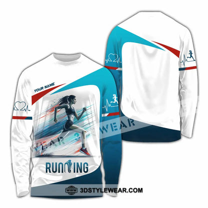Unisex Shirt - Custom Running Shirt - Long Sleeve Shirt / S - T-shirt
