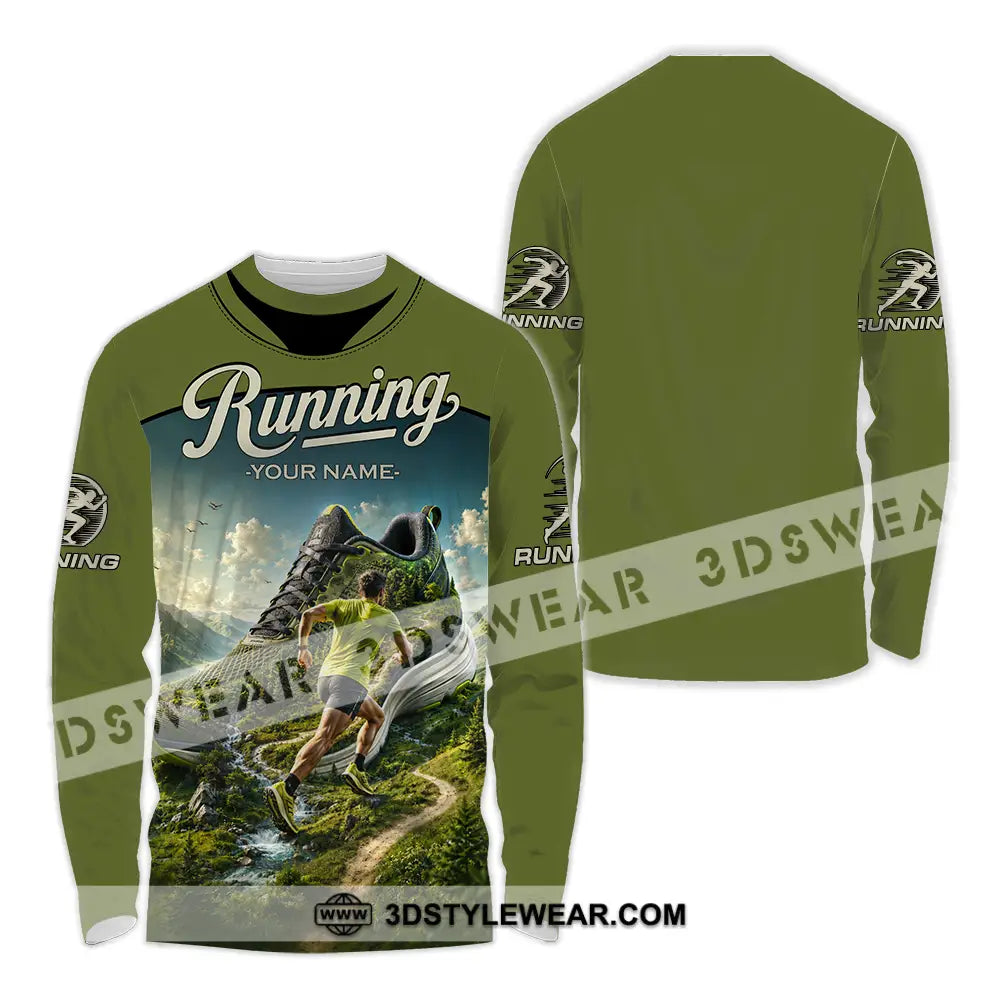 Unisex Shirt - Custom Running Shirt - Long Sleeve Shirt / S - T-shirt