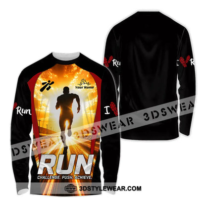 Unisex Shirt - Custom Running Shirt - Long Sleeve Shirt / S - T-shirt