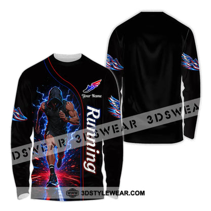 Unisex Shirt - Custom Running Shirt - Long Sleeve Shirt / S - T-shirt
