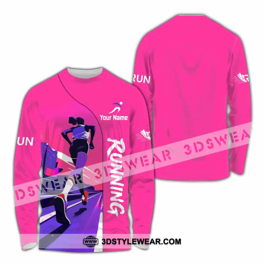 Unisex Shirt - Custom Running Shirt - Long Sleeve Shirt / S - T-shirt