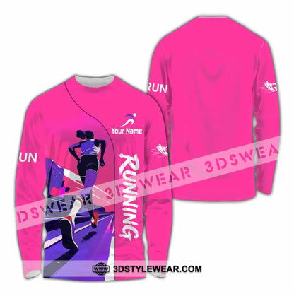 Unisex Shirt - Custom Running Shirt - Long Sleeve Shirt / S - T-shirt