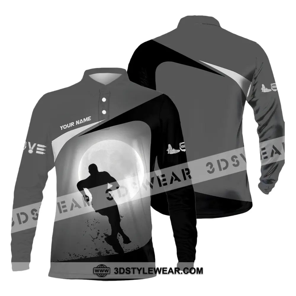 Unisex Shirt - Custom Running Lover Shirt - Long Sleeve Polo / S - T-shirt