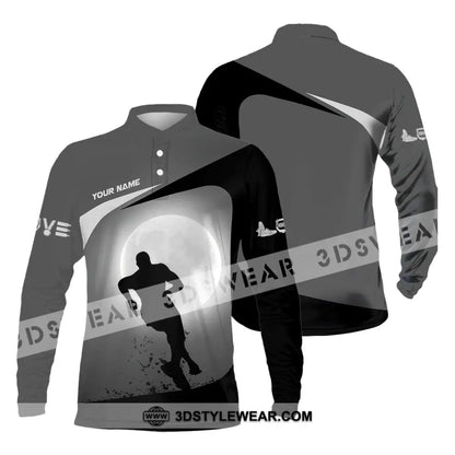 Unisex Shirt - Custom Running Lover Shirt - Long Sleeve Polo / S - T-shirt