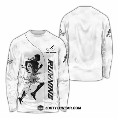 Unisex Shirt - Custom Running Lover Shirt - Long Sleeve Shirt / S - T-shirt