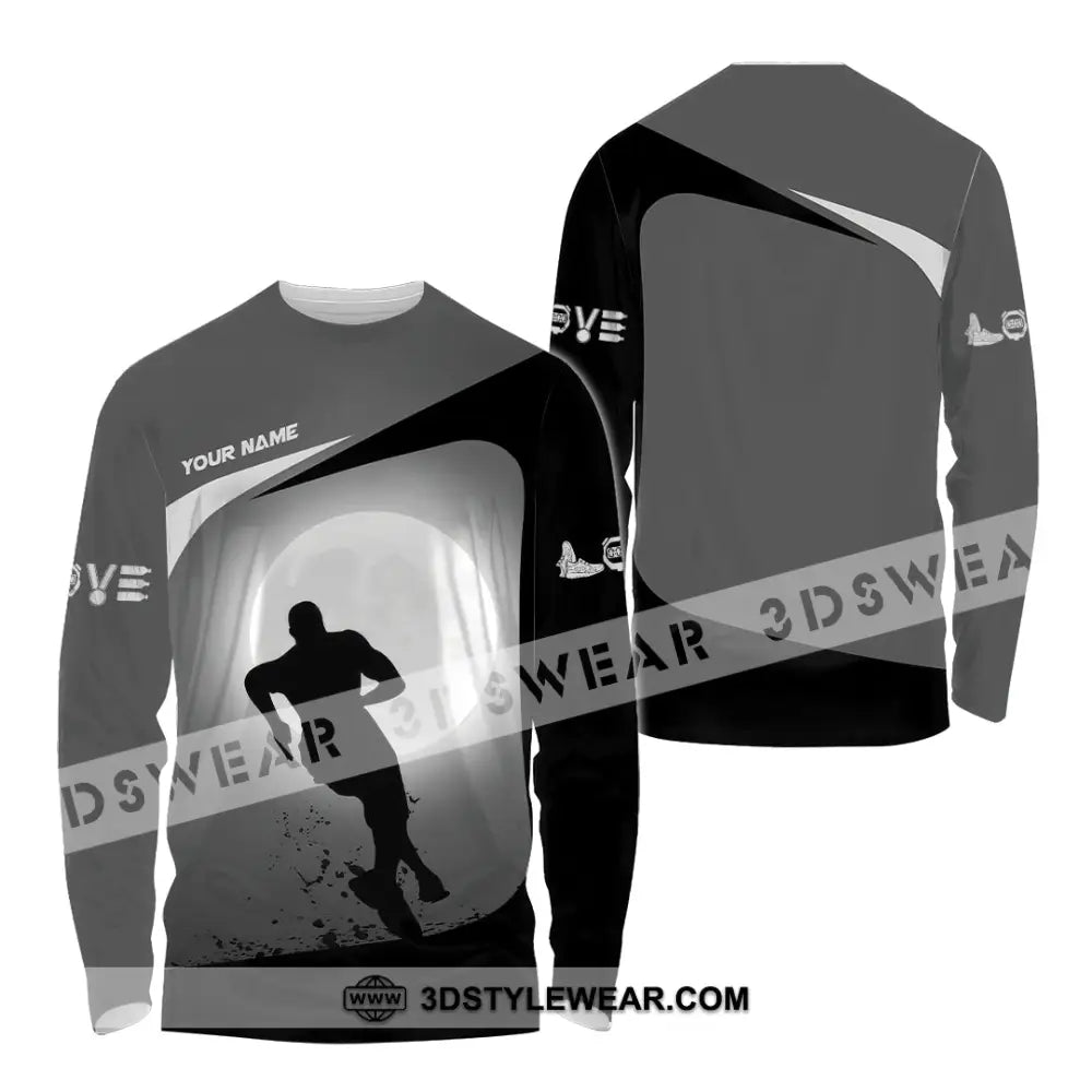 Unisex Shirt - Custom Running Lover Shirt - Long Sleeve Shirt / S - T-shirt
