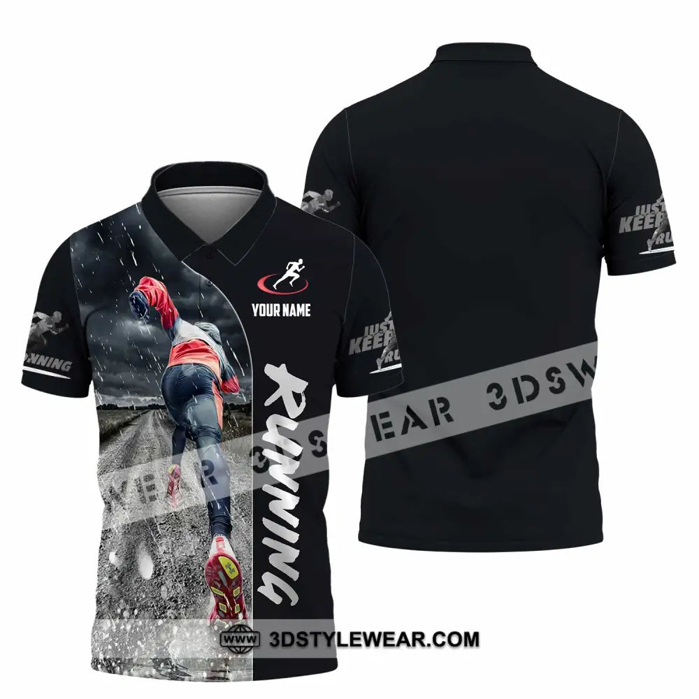 Unisex Shirt - Custom Running Lover Shirt - Polo Shirt / S - T-shirt