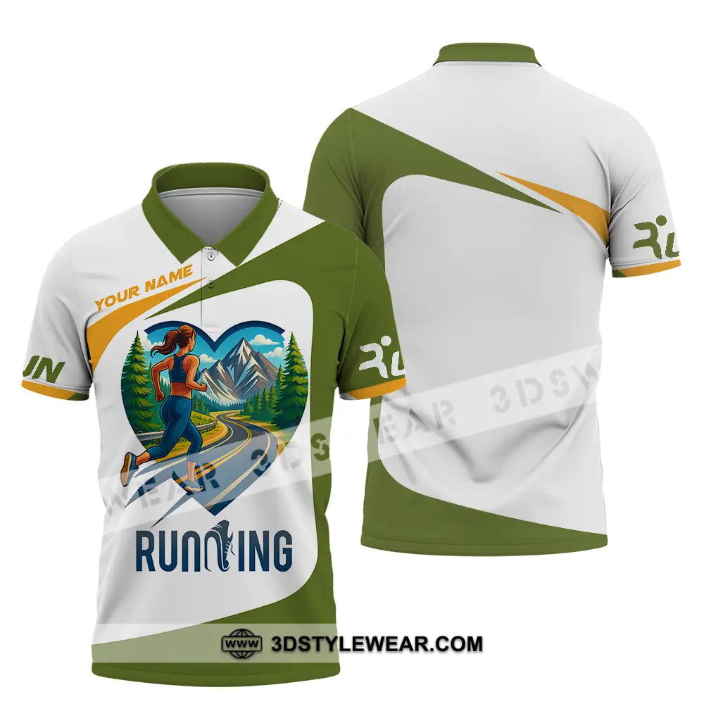 Unisex Shirt - Custom Running Lover Shirt - Polo Shirt / S - T-shirt