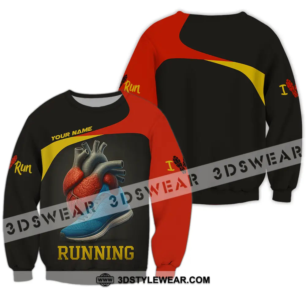 Unisex Shirt - Custom Running Lover Runner Shirt - Long Sleeve / S - T-shirt