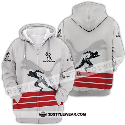 Unisex Shirt - Custom Running Lover Sport Shirt - Zipper Hoodie / S - T-shirt