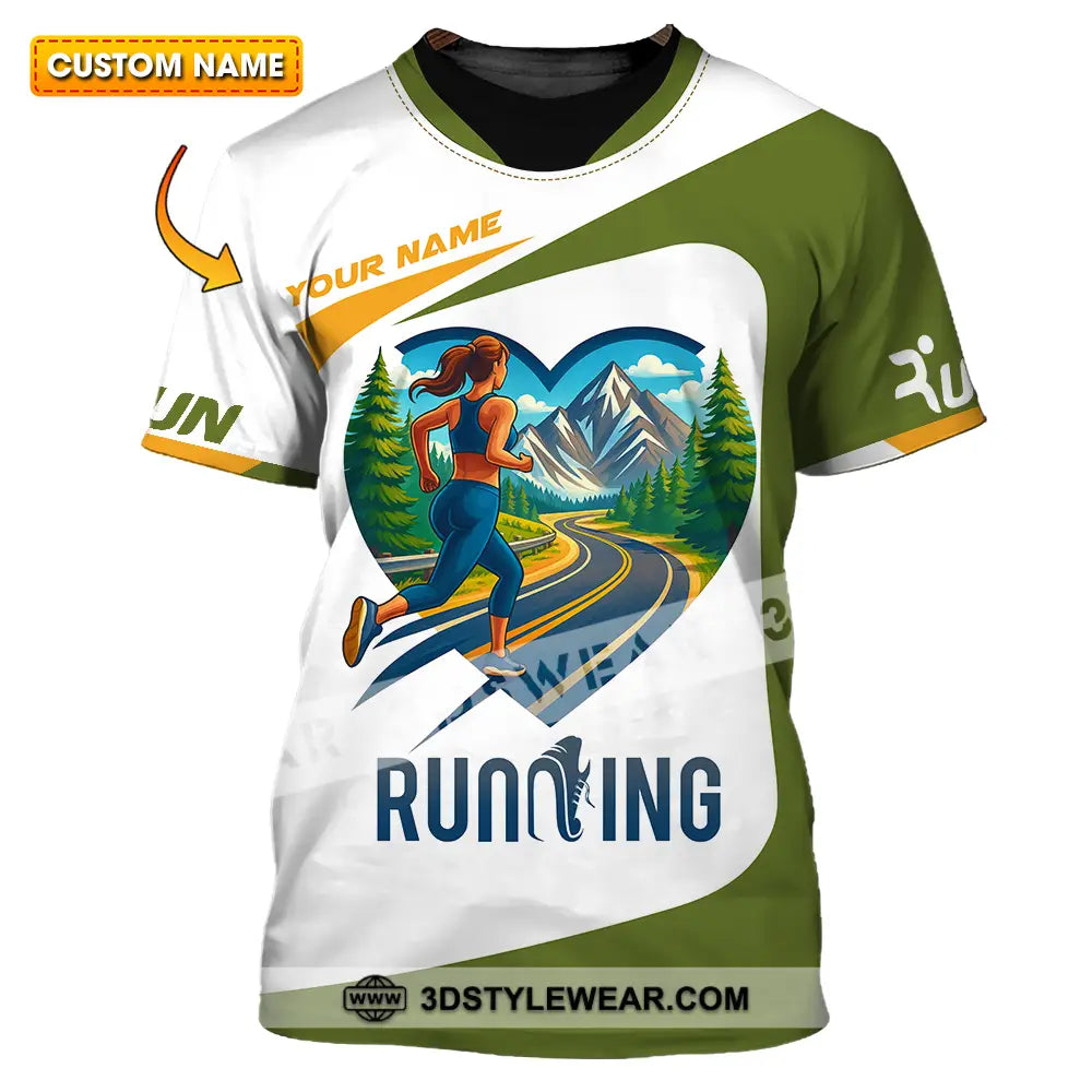 Unisex Shirt - Custom Running Lover Shirt - T-shirt