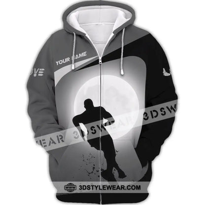 Unisex Shirt - Custom Running Lover Shirt - Zipper Hoodie / S - T-shirt