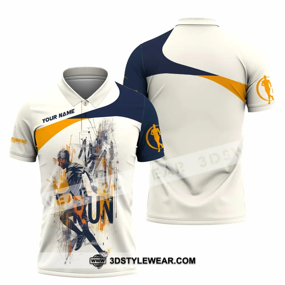 Unisex Shirt - Custom Running Never Give Up 3D Shirt - Polo Shirt / S - T-shirt