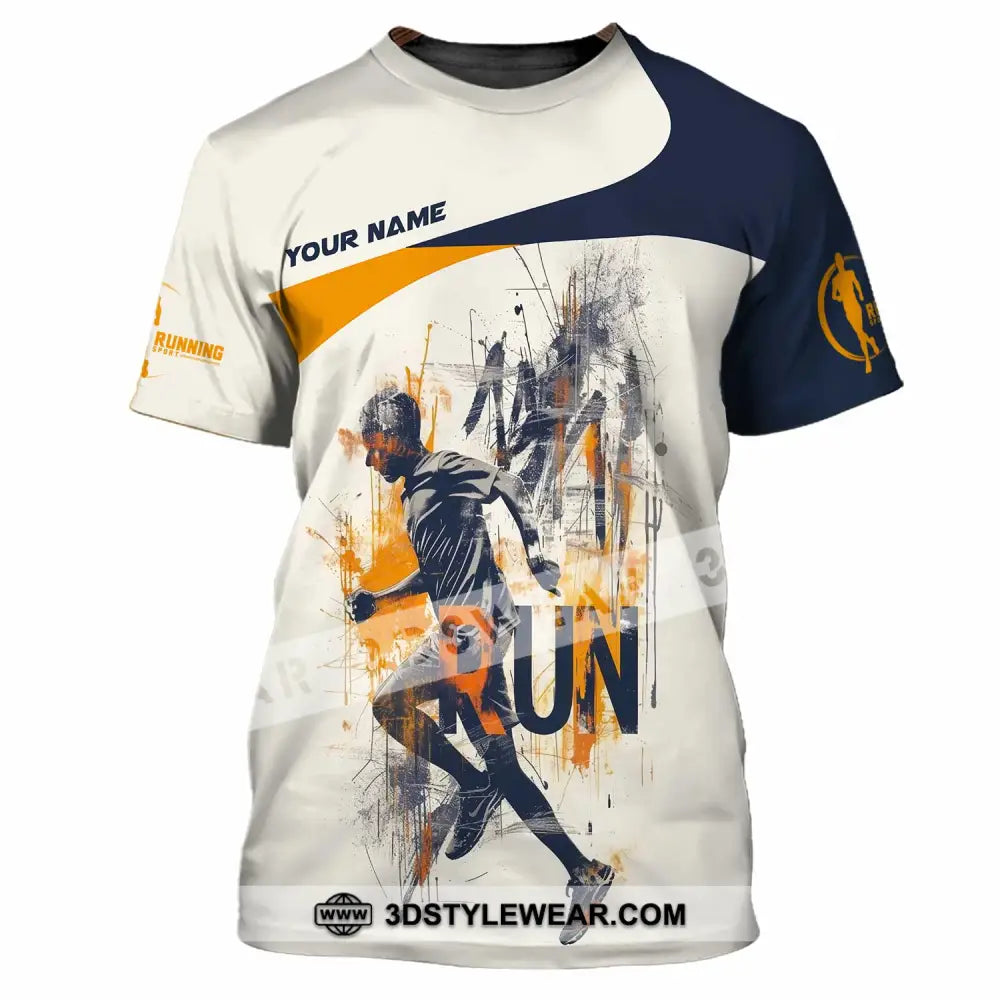 Unisex Shirt - Custom Running Never Give Up 3D Shirt - T-Shirt / S - T-shirt