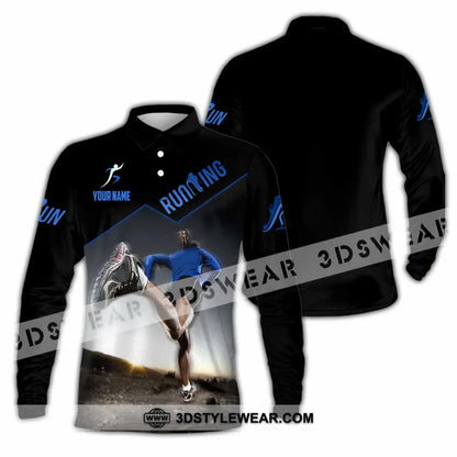 Unisex Shirt - Custom Running Sport Shirt - Long Sleeve Polo / S - T-shirt