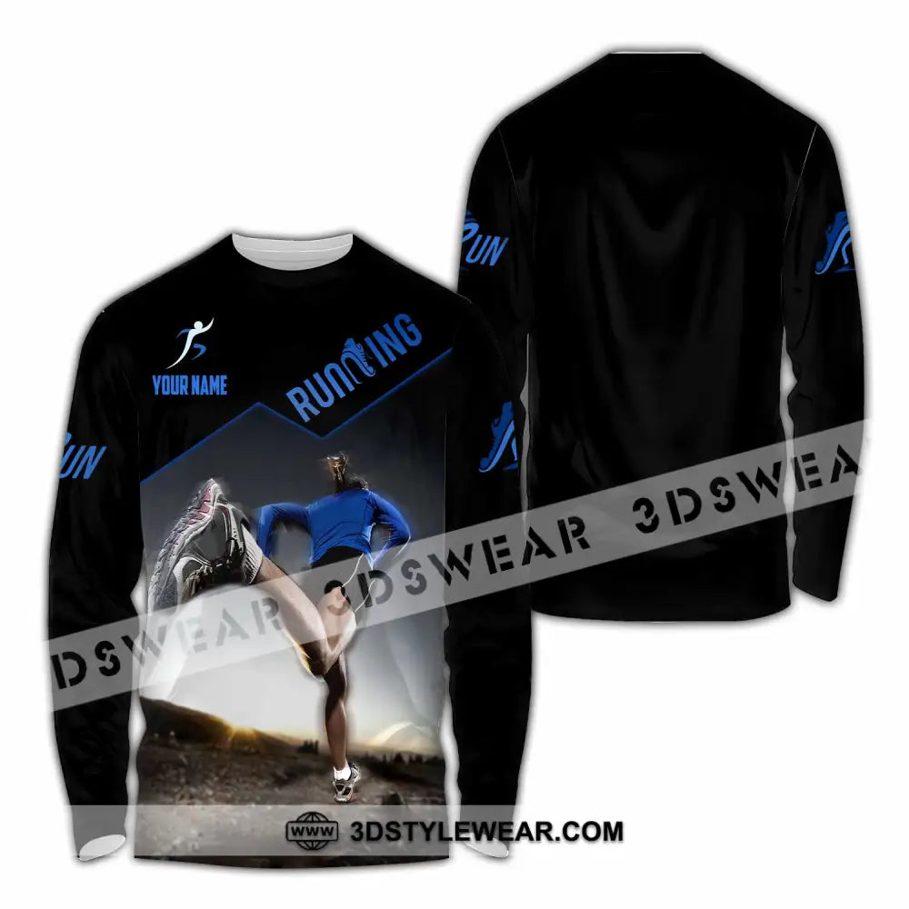 Unisex Shirt - Custom Running Sport Shirt - Long Sleeve Shirt / S - T-shirt