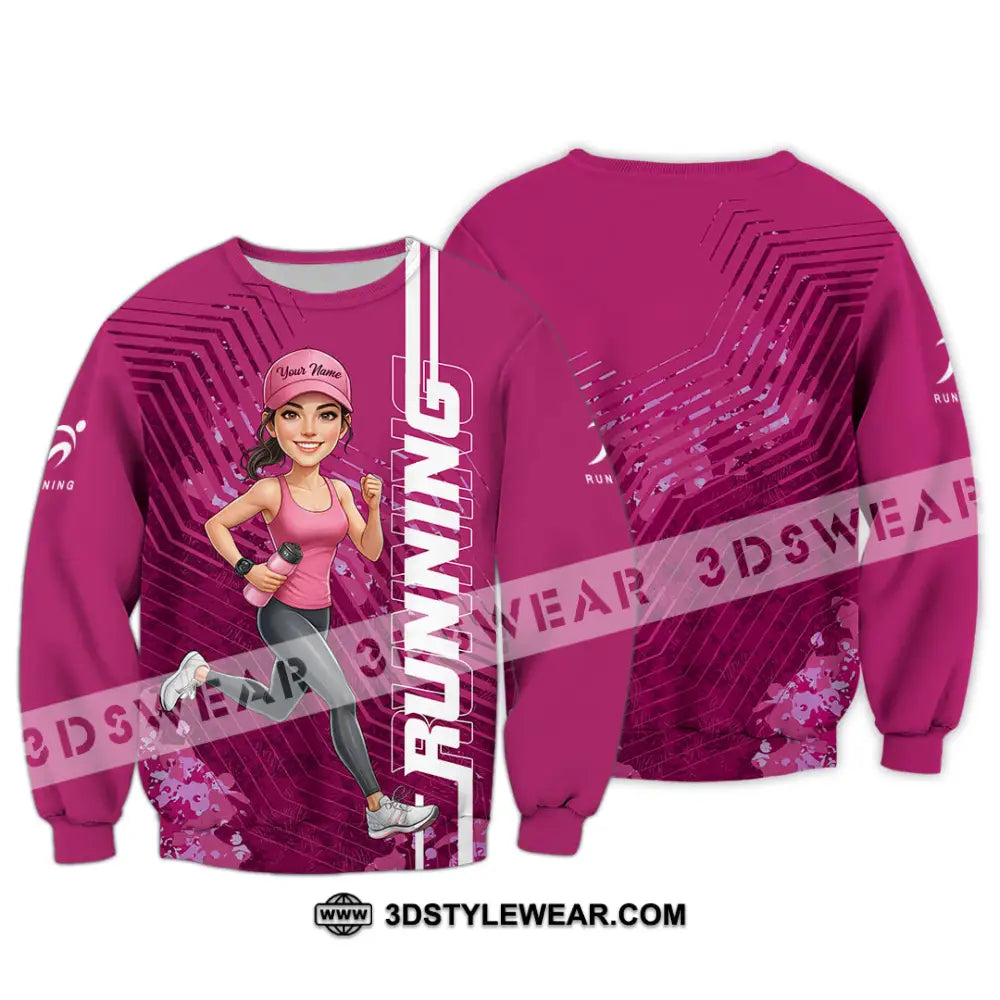 Unisex Shirt - Custom Running Women 3D Shirt - Long Sleeve / S - T-shirt