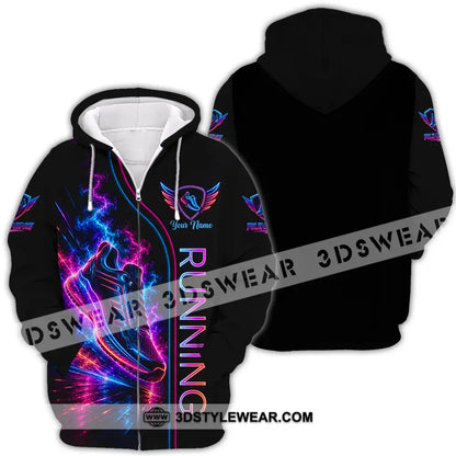 Unisex Shirt - Custom Running Shirt - Zipper Hoodie / S - T-shirt