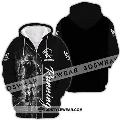 Unisex Shirt - Custom Running Shirt - Zipper Hoodie / S - T-shirt