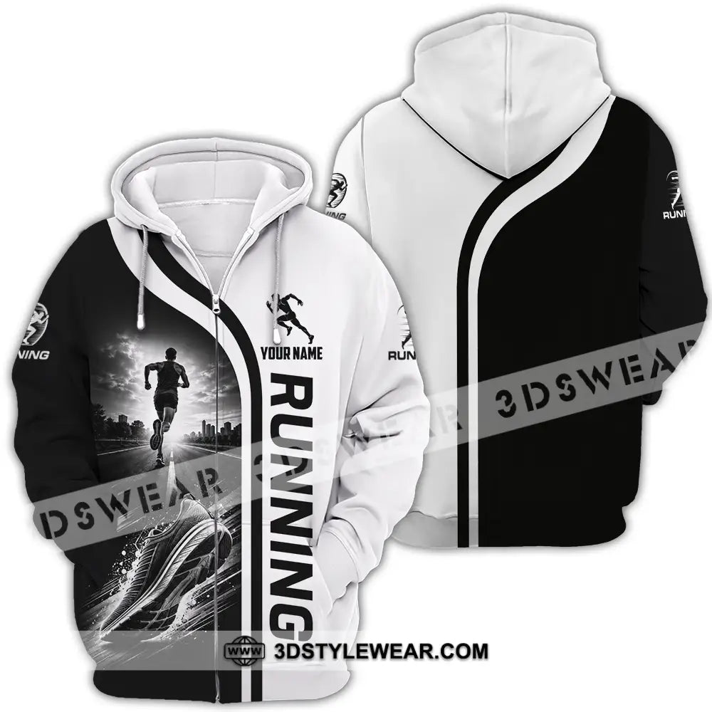 Unisex Shirt - Custom Running Shirt - Zipper Hoodie / S - T-shirt