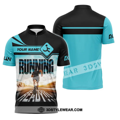 Unisex Shirt - Custom Running Shirt - Zipper Polo Shirt / S - T-shirt