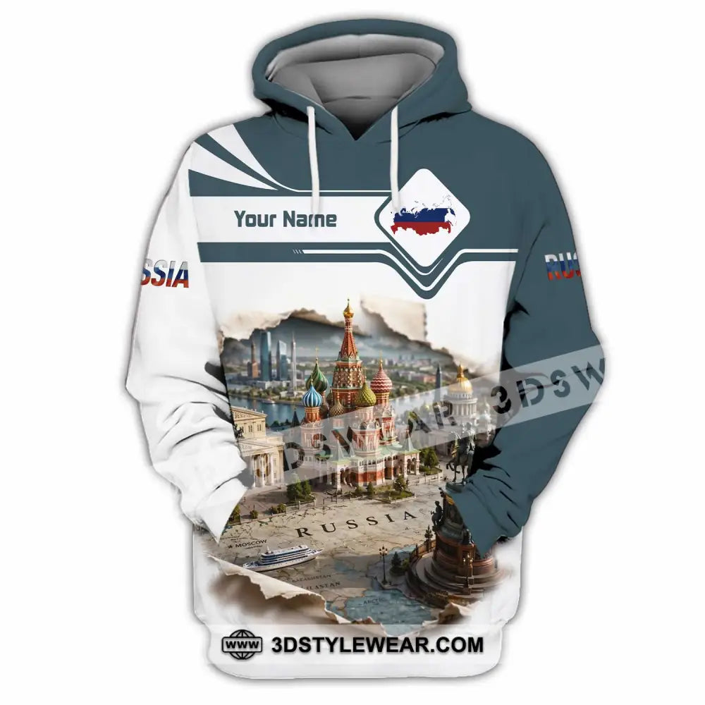 Unisex Shirt - Custom Russia Shirt - Hoodie / S - T-shirt