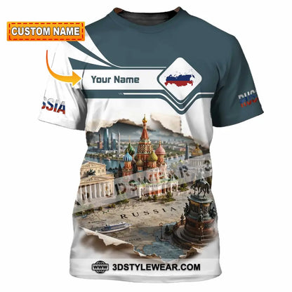 Unisex Shirt - Custom Russia Shirt - T-shirt