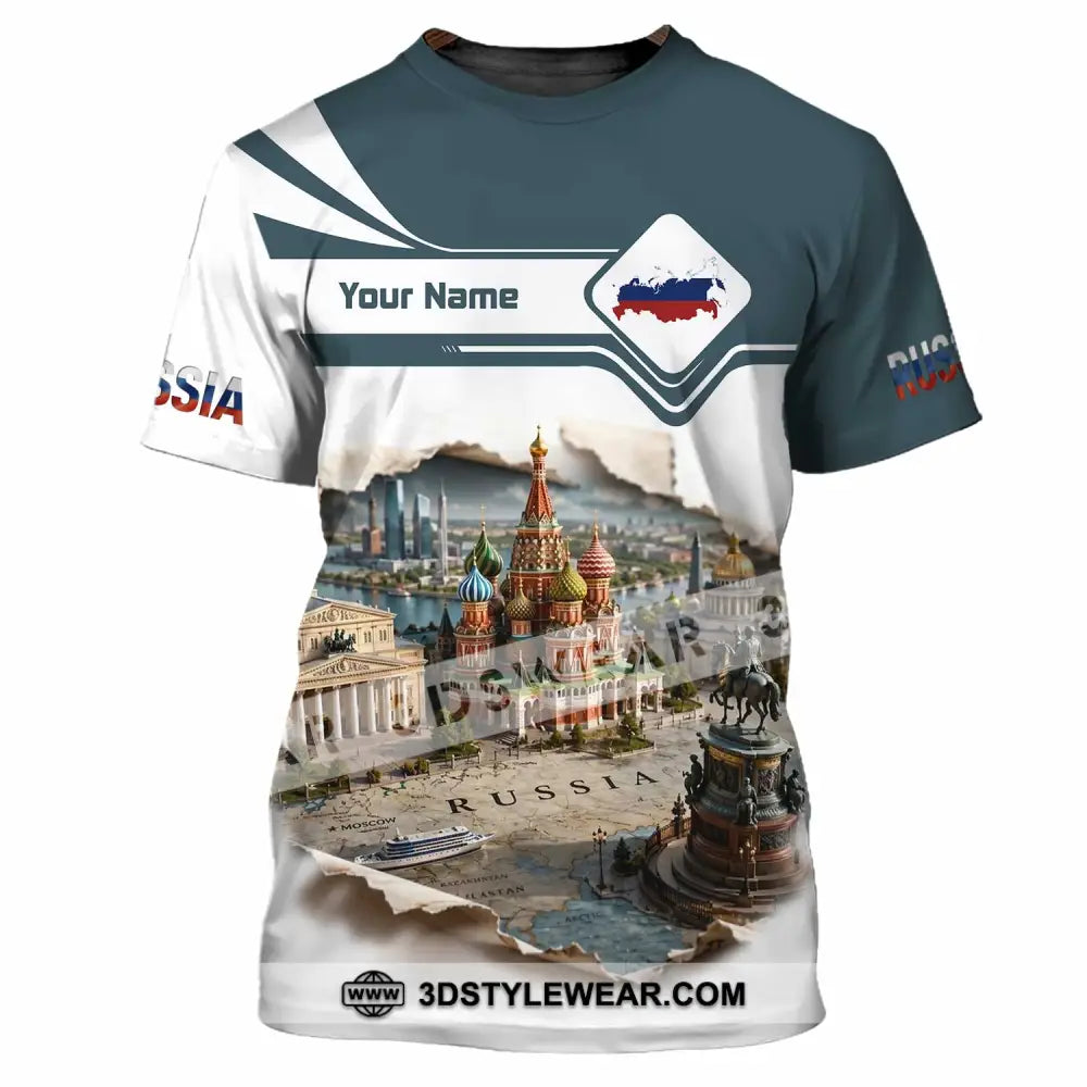 Unisex Shirt - Custom Russia Shirt - T-Shirt / S - T-shirt