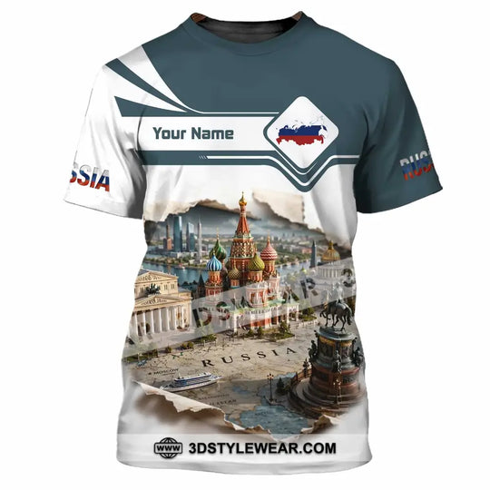 Unisex Shirt - Custom Russia Shirt style option 4