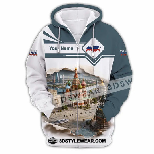 Unisex Shirt - Custom Russia Shirt style option 3