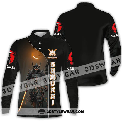 Unisex Shirt - Custom Samurai Shirt - Long Sleeve Polo / S - T-shirt