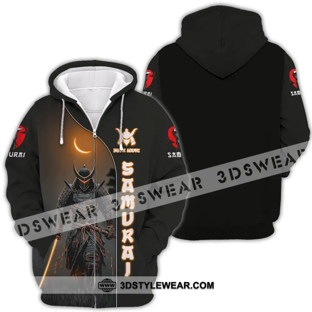 Unisex Shirt - Custom Samurai Shirt - Zipper Hoodie / S - T-shirt